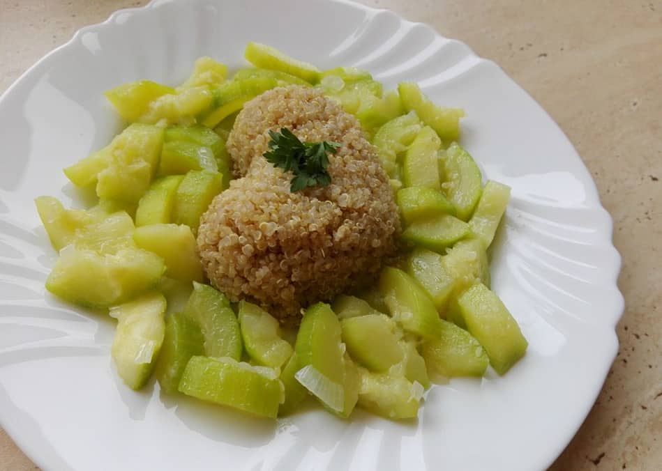 Rýchly, zdravý obed: Quinoa s cuketou