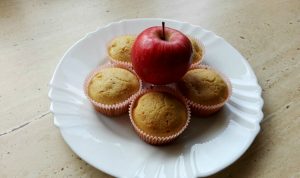 Jednoduché jablkové muffinky