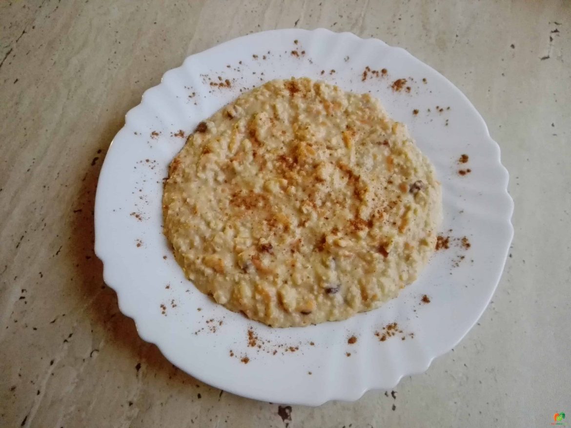Ovsená kaša "Carrot cake" (fotopostup)