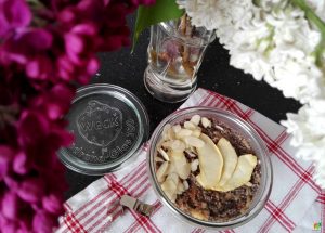 Makovo-jablkový chia puding