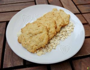 Cookies s ovsenými vločkami a mandľovými lupienkam