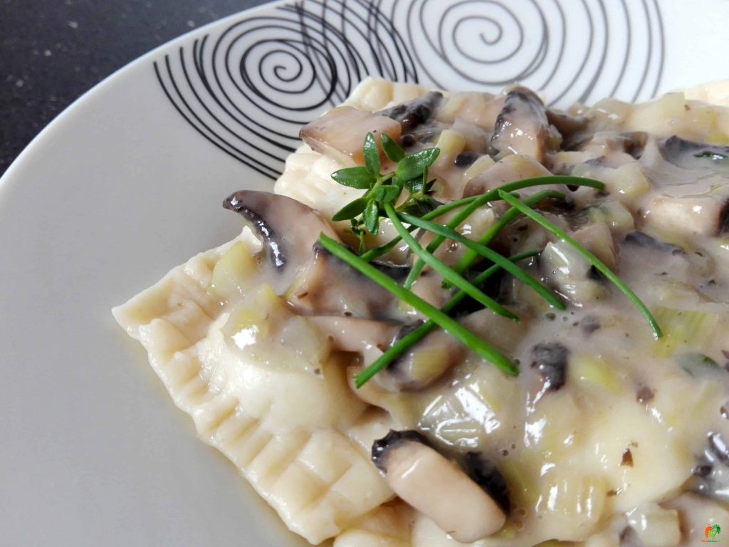 hubové ravioli 1