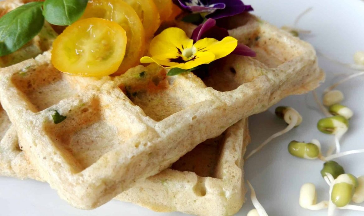 Cuketové wafle naslano (bez lepku)
