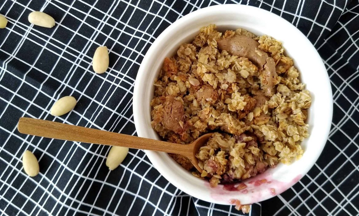 Slivkové crumble