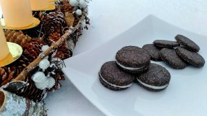 Makovo-citrónové falošné oreo