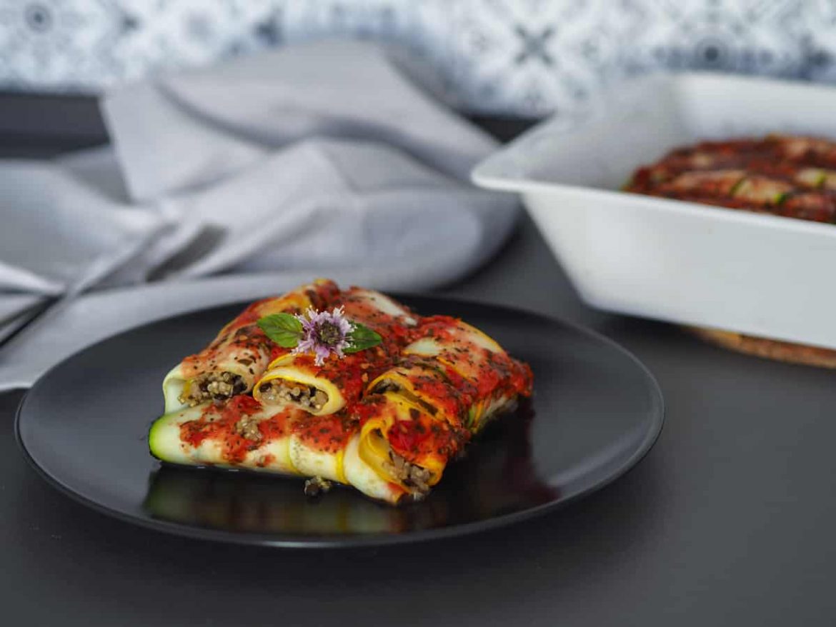 Cuketové vegan enchiladas