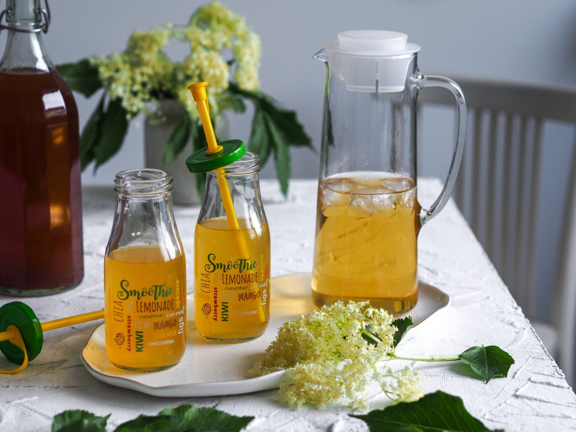 Domáci bazový sirup