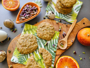 Pomaračovo-pistáciové cookies bez lepku