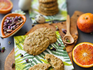 Pomaračovo-pistáciové cookies bez lepku
