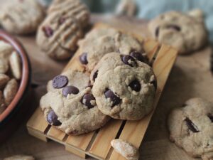 Bielkové mandle a žĺtkové cookies